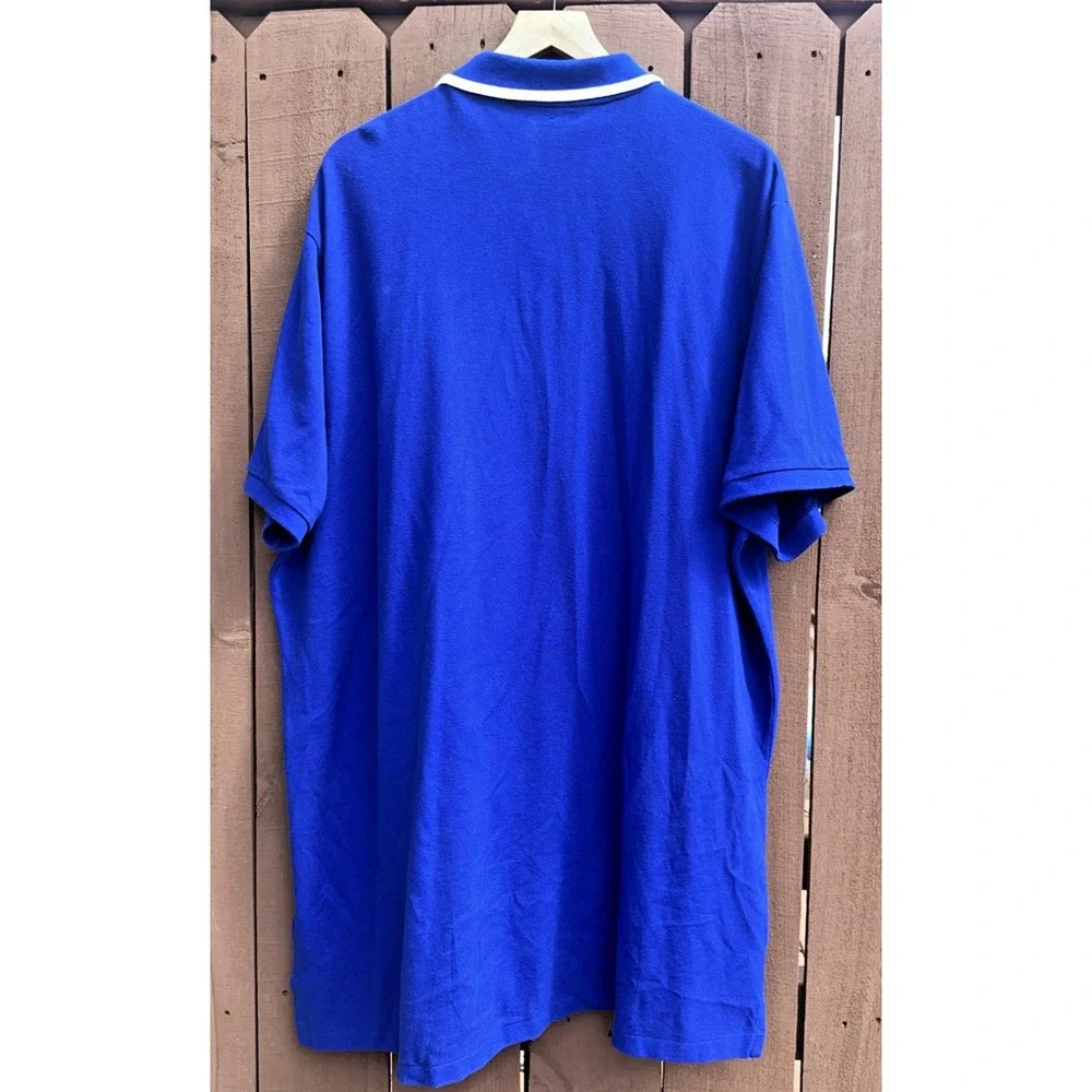 Polo Ralph Lauren Men XXL‎ Prep Bear Short Sleeve Polo Classic Shirt Royal Blue